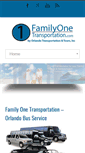 Mobile Screenshot of familyonetransportation.com
